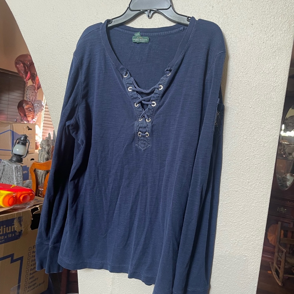 Ralph Lauren blue blouse